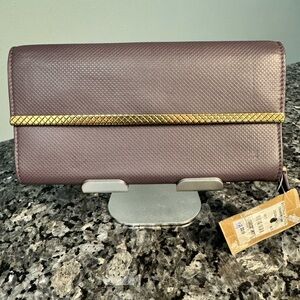 Bottega Veneta Marco Polo Karung Continental Wallet